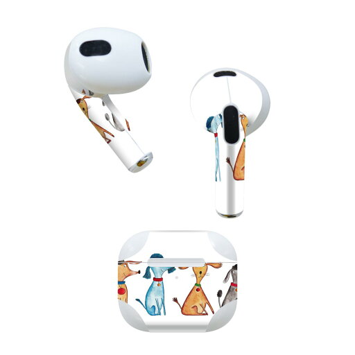 AirPods 第3世代 専用 デザインスキンシール airpods 3 用 エアポッド 3 用 第三世代(2021)対応 2枚入り 各2枚セット イヤホン カバー デコレーション アクセサリー デコシール 003638 アニマル 犬 動物 キャラクター AirPods 第3世代 専用 デザインスキンシール airpods 3 用 エアポッド 3 用 第三世代(2021)対応 2枚入り 各2枚セット イヤホン カバー デコレーション アクセサリー デコシール 003638 アニマル 犬 動物 キャラクター
