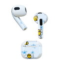 AirPods 第3世代 専用 デザインスキンシール airpods 3 用 エアポッド 3 用 第三世代(2021)対応 2枚入り 各2枚セット イヤホン カ...