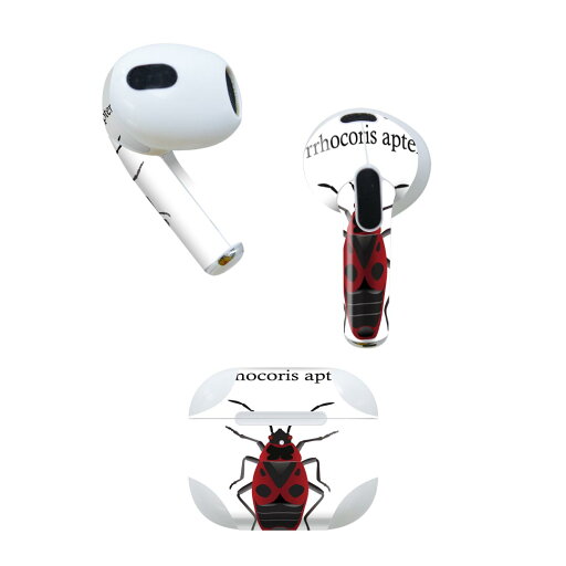 AirPods 第3世代 専用 デザインスキンシール airpods 3 用 エアポッド 3 用 第三世代(2021)対応 2枚入り 各2枚セット イヤホン カバー デコレーション アクセサリー デコシール 020021 虫 虫 irebug ファイアバグ AirPods 第3世代 専用 デザインスキンシール airpods 3 用 エアポッド 3 用 第三世代(2021)対応 2枚入り 各2枚セット イヤホン カバー デコレーション アクセサリー デコシール 020021 虫 虫 irebug ファイアバグ