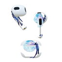 AirPods 第3世代 専用 デザインスキンシール airpods 3 用 エアポッド 3 用 第三世代(2021)対応 2枚入り 各2枚セット イヤホン カバー デコレーション アクセサリー デコシール 020061 宇宙 宇宙 惑星 シルエット(2)