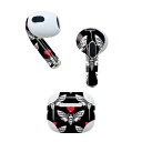 AirPods 第3世代 専用 デザインスキンシール airpods 3 用 エアポッド 3 用 第三世代(2021)対応 2枚入り 各2枚セット イヤホン カバー デコレーション アクセサリー デコシール 020135 ハロウィン Halloween(2)