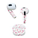 AirPods 第3世代 専用 デザインスキンシール airpods 3 用 エアポッド 3 用 第三世代(2021)対応 2枚入り 各2枚セット イヤホン カ...