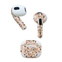 AirPods 第3世代 専用 デザインスキンシール airpods 3 用 エアポッド 3 用 第三世代(2021)対応 2枚入り 各2枚セット イヤホン カ...