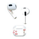 AirPods 第3世代 専用 デザインスキンシール airpods 3 用 エアポッド 3 用 第三世代(2021)対応 2枚入り 各2枚セット イヤホン カバー デコレーション アクセサリー デコシール 020655 マスクデザイン 桃の節句 ひな祭り