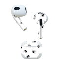 AirPods 第3世代 専用 デザインスキンシール airpods 3 用 エアポッド 3 用 第三世代(2021)対応 2枚入り 各2枚セット イヤホン カ...