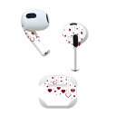 AirPods 第3世代 専用 デザインスキンシール airpods 3 用 エアポッド 3 用 第三世代(2021)対応 2枚入り 各2枚セット イヤホン カバー デコレーション アクセサリー デコシール 020697 マスクデザイン バレンタイン 文字