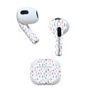 AirPods 第3世代 専用 デザインスキンシール airpods 3 用 エアポッド 3 用 第三世代(2021)対応 2枚入り 各2枚セット イヤホン カ...