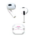 AirPods 第3世代 専用 デザインスキンシール airpods 3 用 エアポッド 3 用 第三世代(2021)対応 2枚入り 各2枚セット イヤホン カバー デコレーション アクセサリー デコシール 020862 マスクデザイン 面白 うさぎ