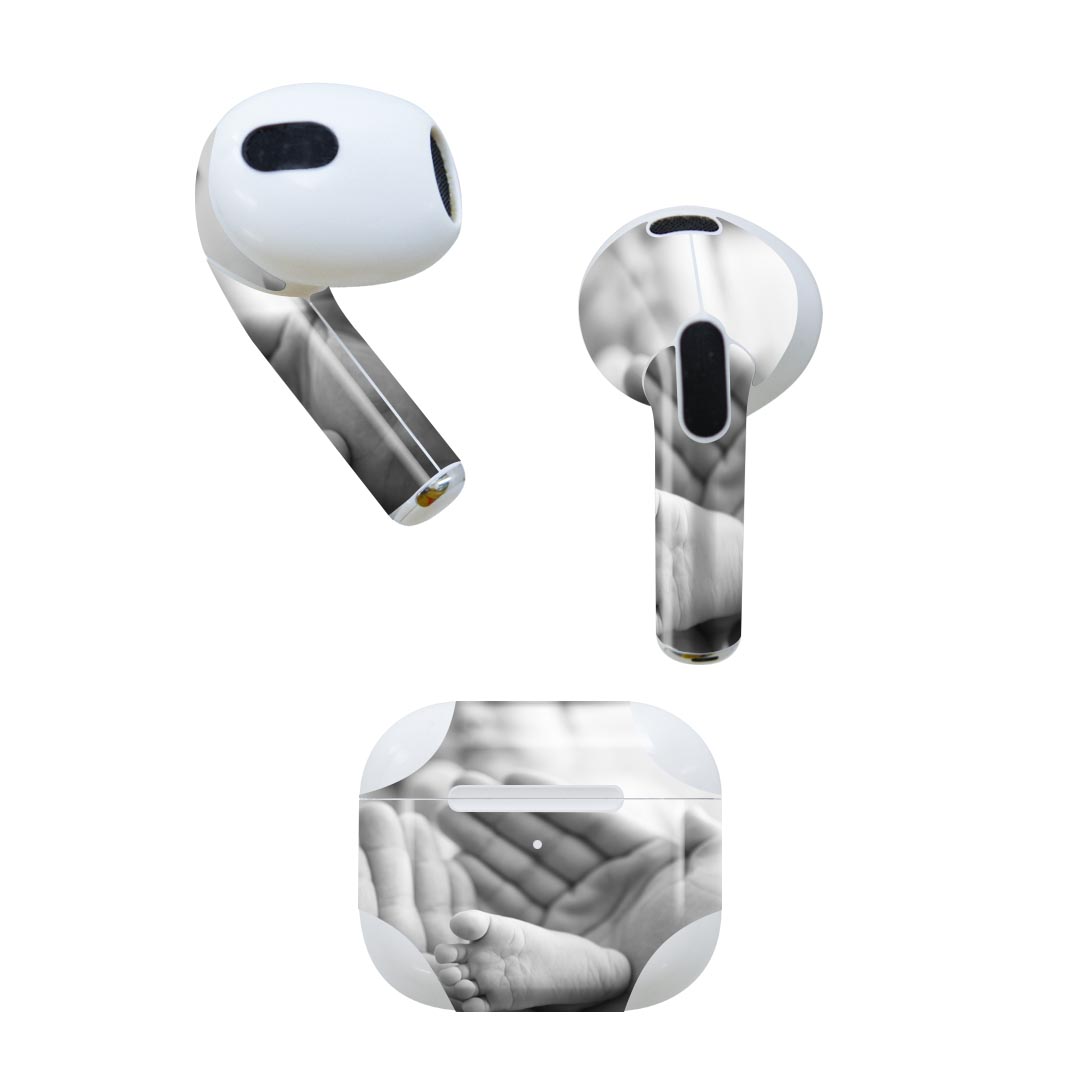 AirPods 第3世代 専用 デザインスキンシール airpods 3 用 エアポッド 3 用 第三世代（2021）対応 2枚..