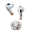 AirPods 第3世代 専用 デザインスキンシール airpods 3 用 エアポッド 3 用 第三世代(2021)対応 2枚入り 各2枚セット イヤホン カバー デコレーション アクセサリー デコシール 022973 自転車 写真