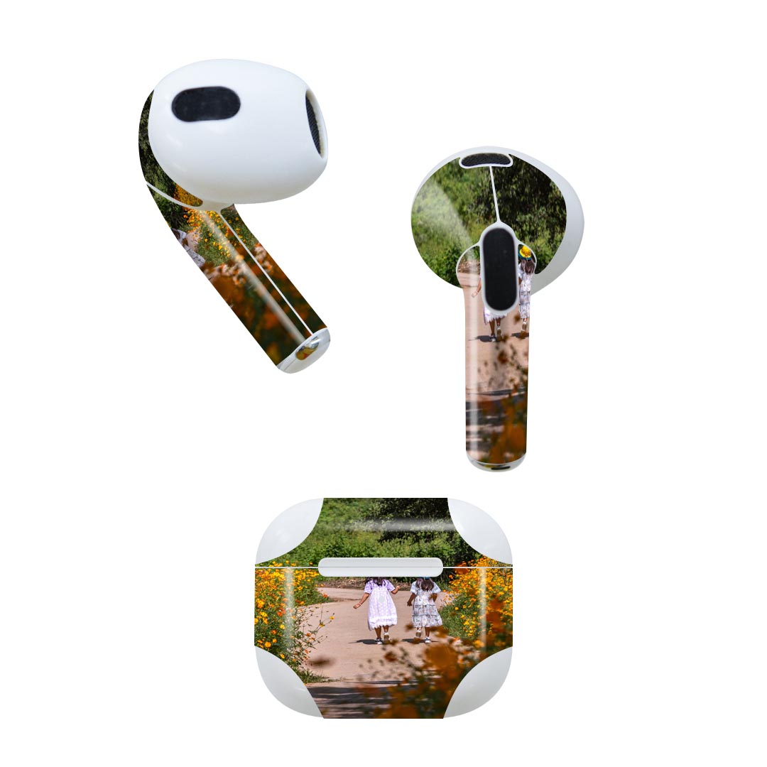 AirPods 第3世代 専用 デザインスキンシール airpods 3 用 エアポッド 3 用 第三世代（2021）対応 2枚..