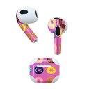 AirPods 第3世代 専用 デザインスキンシール airpods 3 用 エアポッド 3 用 第三世代(2021)対応 2枚入り 各2枚セット イヤホン カ...