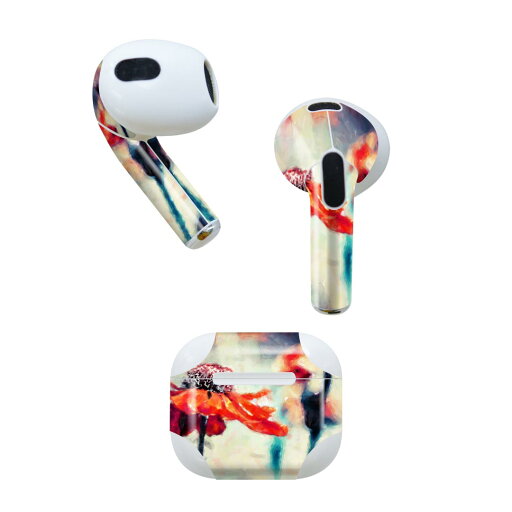 AirPods 第3世代 専用 デザインスキンシール airpods 3 用 エアポッド 3 用 第三世代(2021)対応 2枚入り 各2枚セット イヤホン カバー デコレーション アクセサリー デコシール 023317 花 フラワー ペイント AirPods 第3世代 専用 デザインスキンシール airpods 3 用 エアポッド 3 用 第三世代(2021)対応 2枚入り 各2枚セット イヤホン カバー デコレーション アクセサリー デコシール 023317 花 フラワー ペイント
