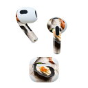 AirPods 第3世代 専用 デザインスキンシール airpods 3 用 エアポッド 3 用 第三世代（2021）対応 2枚入り 各2枚セット イヤホン カバー デコレーション アクセサリー デコシール 023370 食べ物　写真　料理