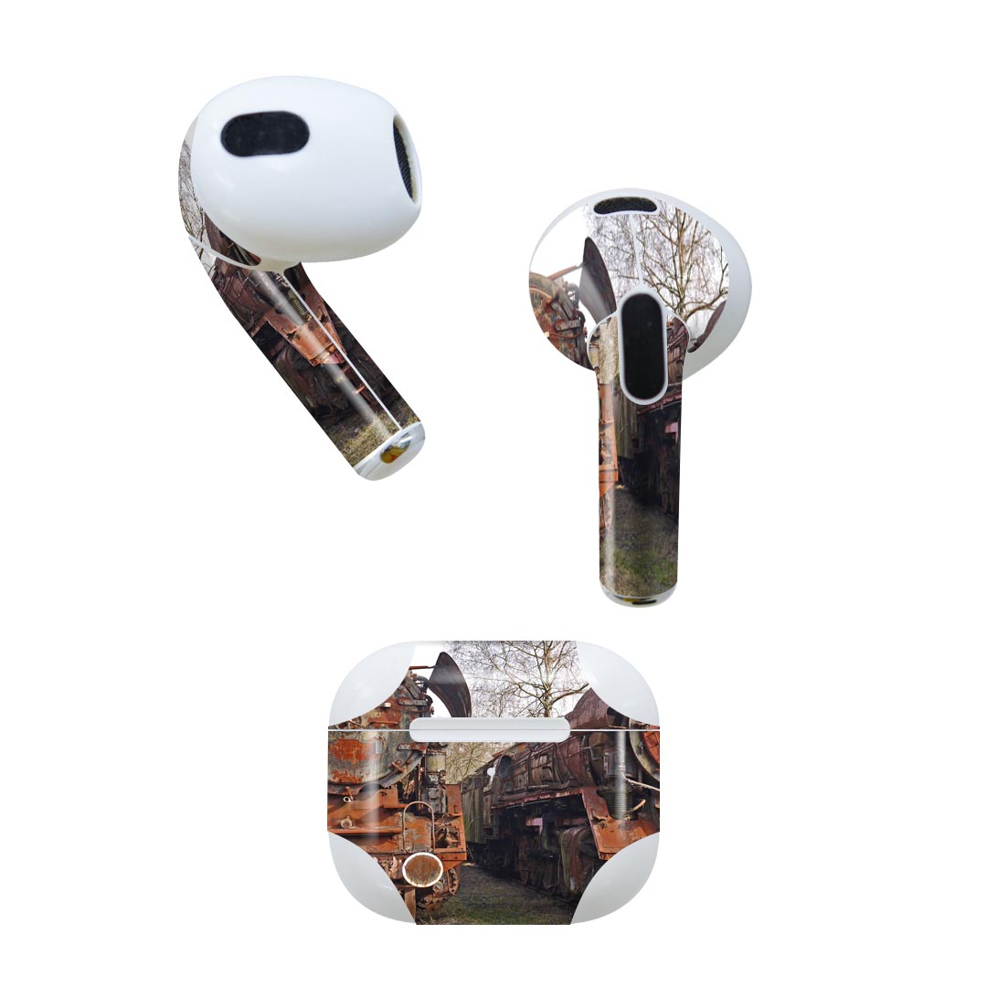 AirPods 第3世代 専用 デザインスキンシール airpods 3 用 エアポッド 3 用 第三世代（2021）対応 2枚..