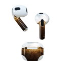 AirPods 第3世代 専用 デザインスキンシール airpods 3 用 エアポッド 3 用 第三世代(2021)対応 2枚入り 各2枚セット イヤホン カバー デコレーション アクセサリー デコシール 023605 景色 写真 秋