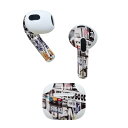 AirPods 第3世代 専用 デザインスキンシール airpods 3 用 エアポッド 3 用 第三世代(2021)対応 2枚入り 各2枚セット イヤホン カ...