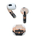 AirPods 第3世代 専用 デザインスキンシール airpods 3 用 エアポッド 3 用 第三世代(2021)対応 2枚入り 各2枚セット イヤホン カバー デコレーション アクセサリー デコシール 023732 夕日 写真 風景