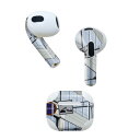 AirPods 第3世代 専用 デザインスキンシール airpods 3 用 エアポッド 3 用 第三世代(2021)対応 2枚入り 各2枚セット イヤホン カ...