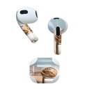 AirPods 第3世代 専用 デザインスキンシール airpods 3 用 エアポッド 3 用 第三世代(2021)対応 2枚入り 各2枚セット イヤホン カバー デコレーション アクセサリー デコシール 023810 かたつむり 写真(2)