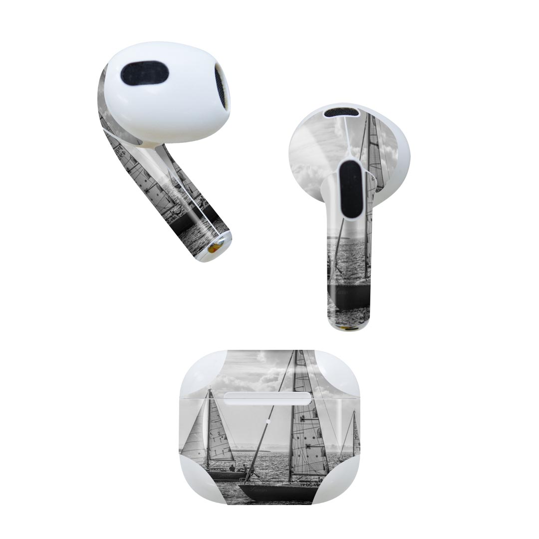 AirPods 第3世代 専用 デザインスキンシール airpods 3 用 エアポッド 3 用 第三世代（2021）対応 2枚..