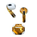 AirPods 第3世代 専用 デザインスキンシール airpods 3 用 エアポッド 3 用 第三世代(2021)対応 2枚入り 各2枚セット イヤホン カ...