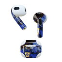 AirPods 第3世代 専用 デザインスキンシール airpods 3 用 エアポッド 3 用 第三世代(2021)対応 2枚入り 各2枚セット イヤホン カバー デコレーション アクセサリー デコシール 025617 雪 イルミネーション