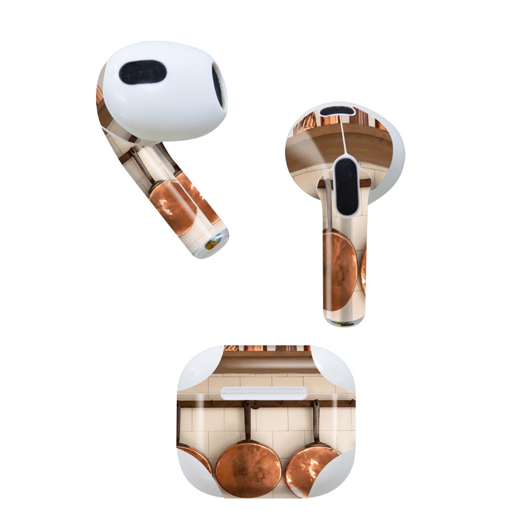 AirPods 第3世代 専用 デザインスキンシール airpods 3 用 エアポッド 3 用 第三世代（2021）対応 2枚..