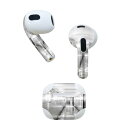 AirPods 第3世代 専用 デザインスキンシール airpods 3 用 エアポッド 3 用 第三世代(2021)対応 2枚入り 各2枚セット イヤホン カバー デコレーション アクセサリー デコシール 025629 廊下 床 モノクロ 写真(2)