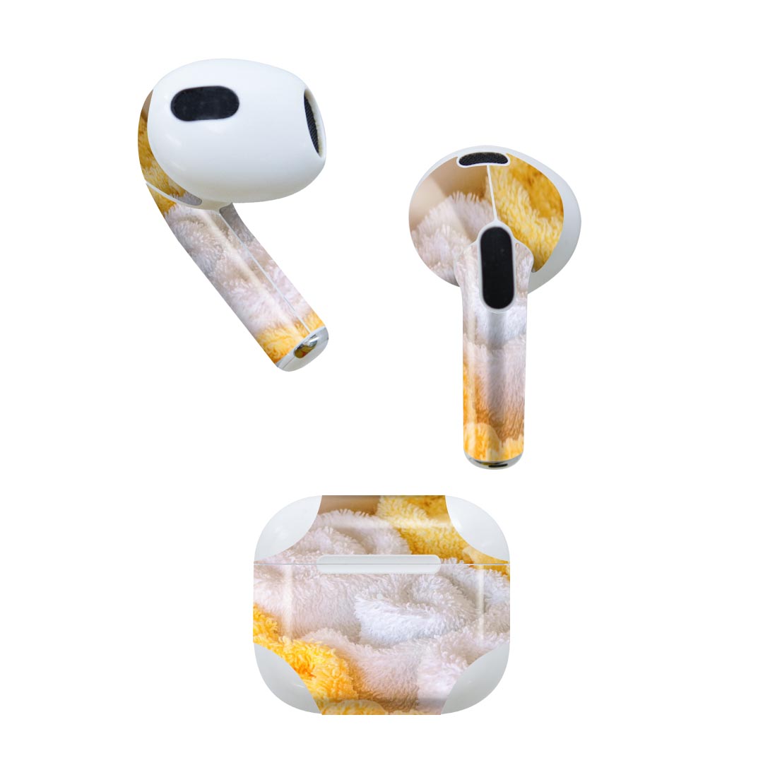 AirPods 第3世代 専用 デザインスキンシール airpods 3 用 エアポッド 3 用 第三世代（2021）対応 2枚..