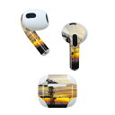 AirPods 第3世代 専用 デザインスキンシール airpods 3 用 エアポッド 3 用 第三世代(2021)対応 2枚入り 各2枚セット イヤホン カ...