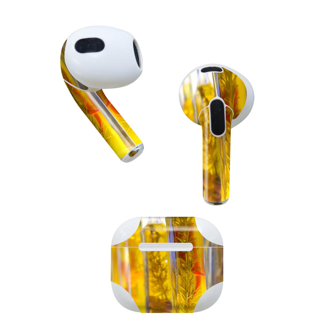 AirPods 第3世代 専用 デザインスキンシール airpods 3 用 エアポッド 3 用 第三世代（2021）対応 2枚..