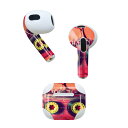 AirPods 第3世代 専用 デザインスキンシール airpods 3 用 エアポッド 3 用 第三世代(2021)対応 2枚入り 各2枚セット イヤホン カバー デコレーション アクセサリー デコシール 026045 カセットテープ レトロ ビンテージ