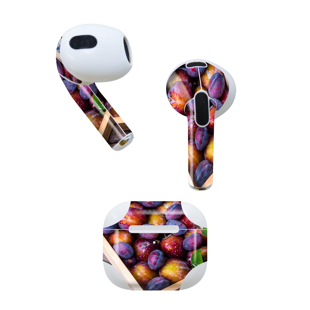 AirPods 第3世代 専用 デザインスキンシール airpods 3 用 エアポッド 3 用 第三世代（2021）対応 2枚..