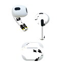 AirPods 第3世代 専用 デザインスキンシール airpods 3 用 エアポッド 3 用 第三世代(2021)対応 2枚入り 各2枚セット イヤホン カ...