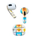 AirPods 第3世代 専用 デザインスキンシール airpods 3 用 エアポッド 3 用 第三世代(2021)対応 2枚入り 各2枚セット イヤホン カバー デコレーション アクセサリー デコシール 026145 動物 折り紙 うさぎ ぞう