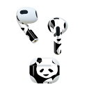 AirPods 第3世代 専用 デザインスキンシール airpods 3 用 エアポッド 3 用 第三世代(2021)対応 2枚入り 各2枚セット イヤホン カバー デコレーション アクセサリー デコシール 026230 動物 パンダ