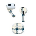 AirPods 第3世代 専用 デザインスキンシール airpods 3 用 エアポッド 3 用 第三世代(2021)対応 2枚入り 各2枚セット イヤホン カ...