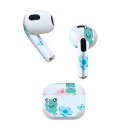 AirPods 第3世代 専用 デザインスキンシール airpods 3 用 エアポッド 3 用 第三世代(2021)対応 2枚入り 各2枚セット イヤホン カ...