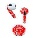 AirPods 第3世代 専用 デザインスキンシール airpods 3 用 エアポッド 3 用 第三世代(2021)対応 2枚入り 各2枚セット イヤホン カ...