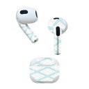 AirPods 第3世代 専用 デザインスキンシール airpods 3 用 エアポッド 3 用 第三世代(2021)対応 2枚入り 各2枚セット イヤホン カ...