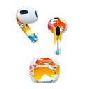 AirPods 第3世代 専用 デザインスキンシール airpods 3 用 エアポッド 3 用 第三世代(2021)対応 2枚入り 各2枚セット イヤホン カ...