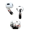 AirPods 第3世代 専用 デザインスキンシール airpods 3 用 エアポッド 3 用 第三世代(2021)対応 2枚入り 各2枚セット イヤホン カ...