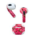 AirPods 第3世代 専用 デザインスキンシール airpods 3 用 エアポッド 3 用 第三世代(2021)対応 2枚入り 各2枚セット イヤホン カ...