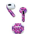 AirPods 第3世代 専用 デザインスキンシール airpods 3 用 エアポッド 3 用 第三世代(2021)対応 2枚入り 各2枚セット イヤホン カ...