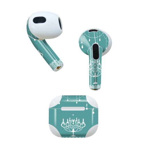 AirPods 第3世代 専用 デザインスキンシール airpods 3 用 エアポッド 3 用 第三世代(2021)対応 2枚入り 各2枚セット イヤホン カバー デコレーション アクセサリー デコシール 005075 グリーン レース ガーリー AirPods 第3世代 専用 デザインスキンシール airpods 3 用 エアポッド 3 用 第三世代(2021)対応 2枚入り 各2枚セット イヤホン カバー デコレーション アクセサリー デコシール 005075 グリーン レース ガーリー