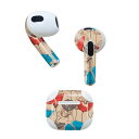 AirPods 第3世代 専用 デザインスキンシール airpods 3 用 エアポッド 3 用 第三世代(2021)対応 2枚入り 各2枚セット イヤホン カ...