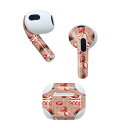 AirPods 第3世代 専用 デザインスキンシール airpods 3 用 エアポッド 3 用 第三世代(2021)対応 2枚入り 各2枚セット イヤホン カバー デコレーション アクセサリー デコシール 005544 ケーキ 苺 イラスト