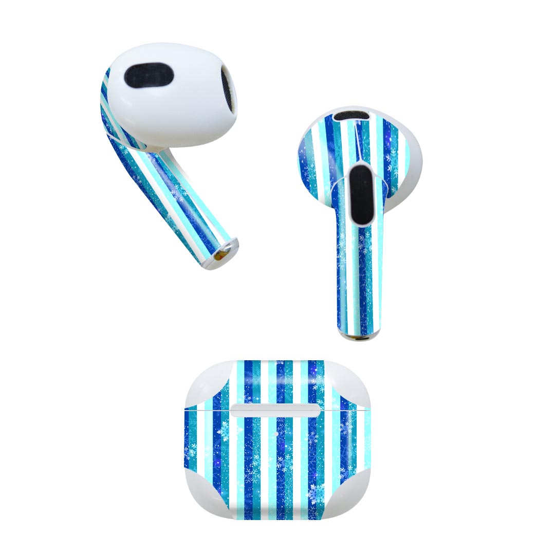 AirPods 第3世代 専用 デザインスキンシール airpods 3 用 エアポッド 3 用 第三世代（2021）対応 2枚..