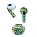 AirPods 第3世代 専用 デザインスキンシール airpods 3 用 エアポッド 3 用 第三世代(2021)対応 2枚入り 各2枚セット イヤホン カ...